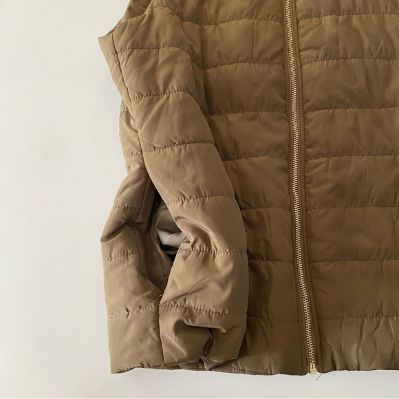 MICHAEL Michael Kors Packable Down Vest brown size medium - Picture 6 of 7